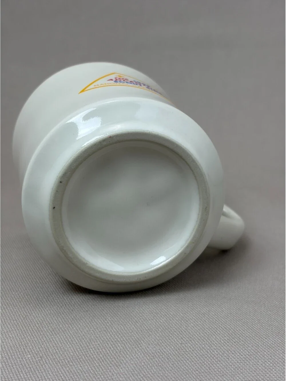 Vintage 1988 Boy Scouts BSA Adventure Scout Show Ceramic Coffee Mug Cup 8 oz